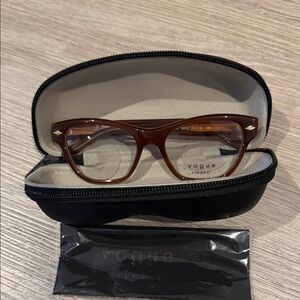 Vogue Eyewear Brown Glasses Case